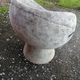 Vintage robert pansart outdoor armchair for elo in fiber cement.