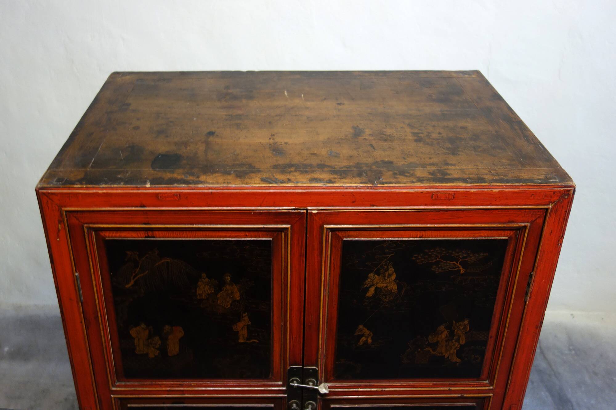 Ancienne armoire chinoise style meuble de mariage, Chine, XXème