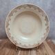 Antique Gien plate in earthenware, brown geometric design – country spirit