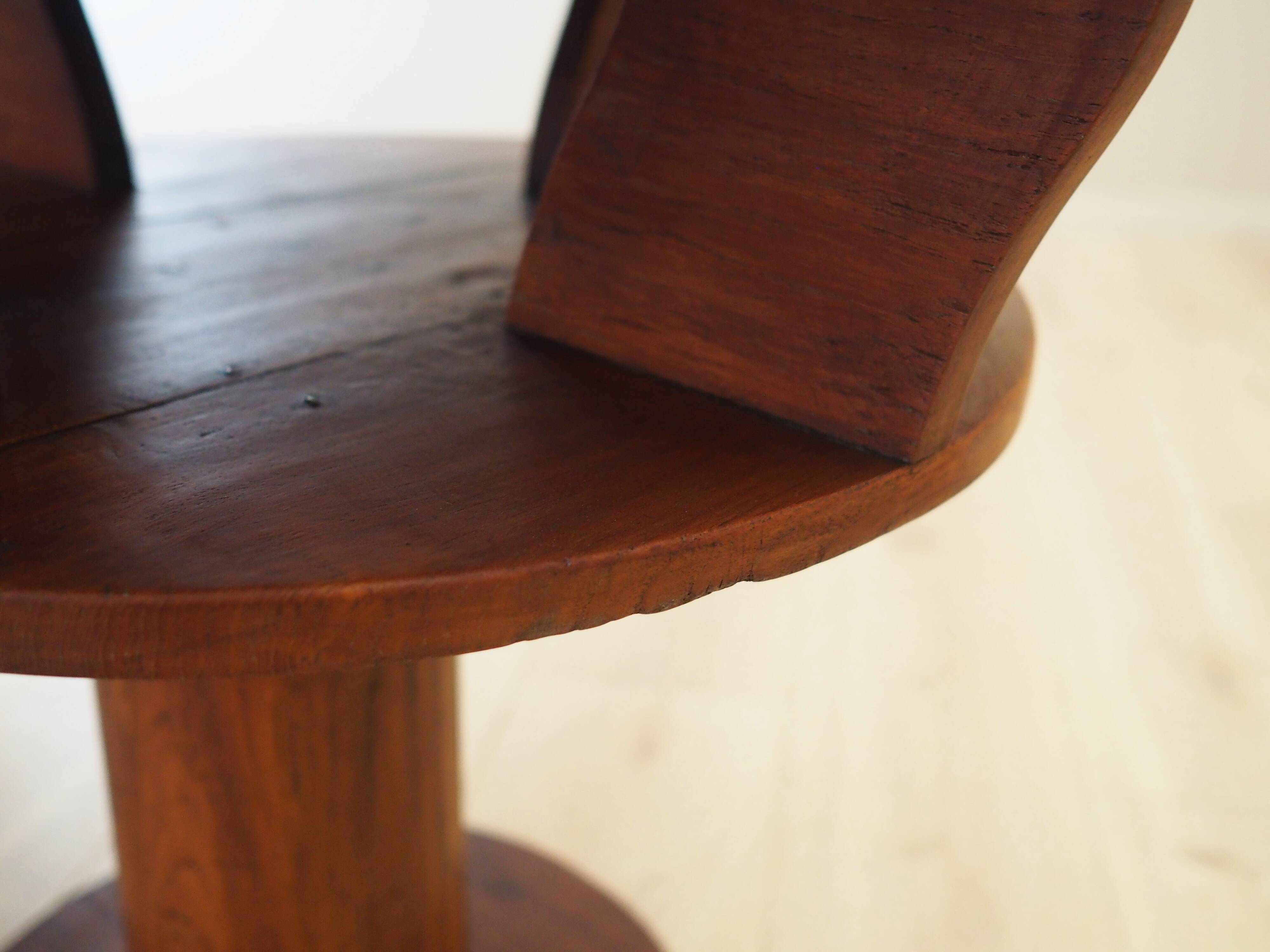 Oak coffee table, Italian design, 1960s, production: Italy