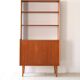 Scandinavian teak bookcase, 1960