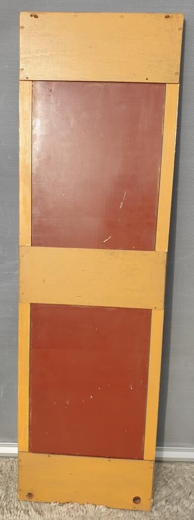 Beveled mirror gilded frame 140x42