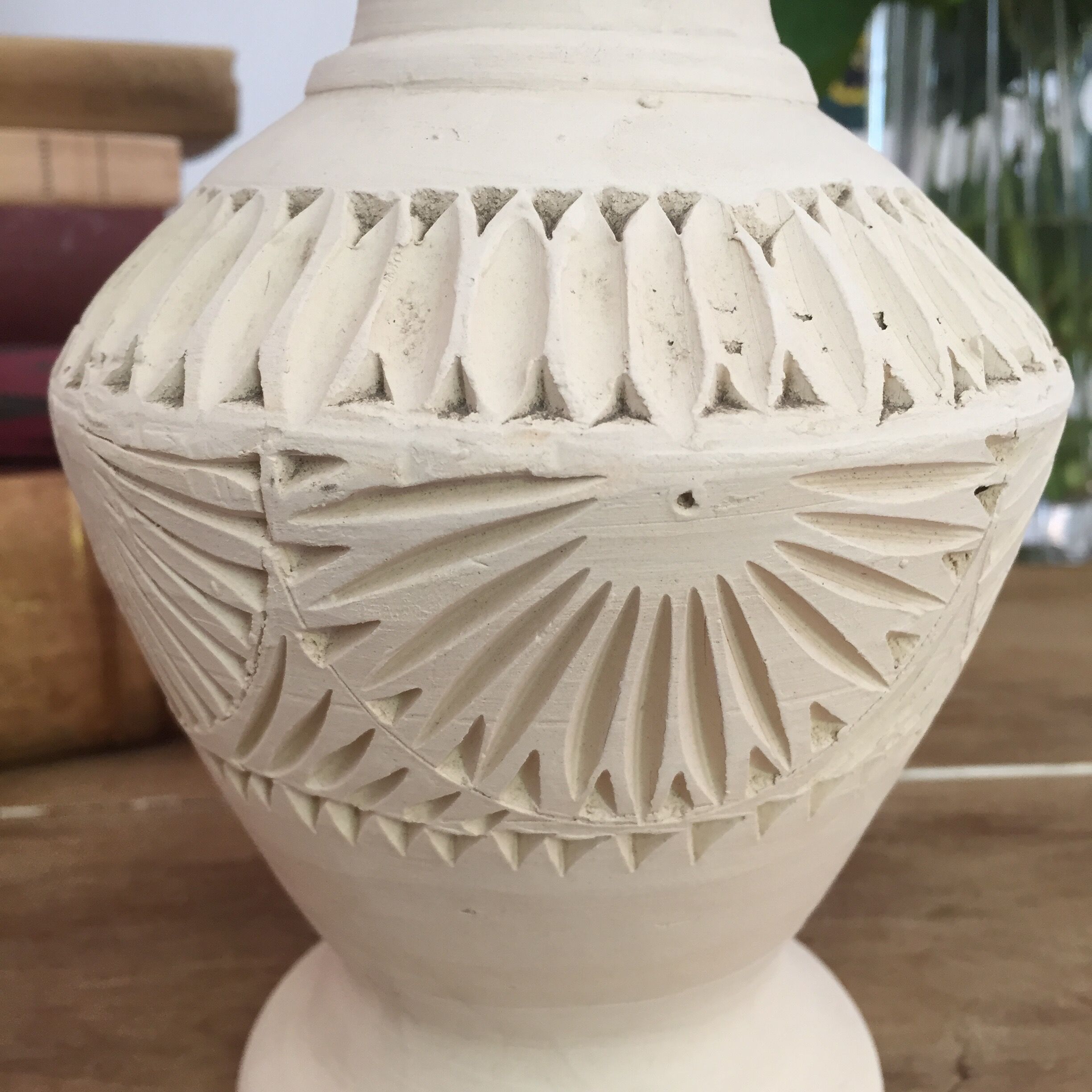 Vase en terre cuite vintage