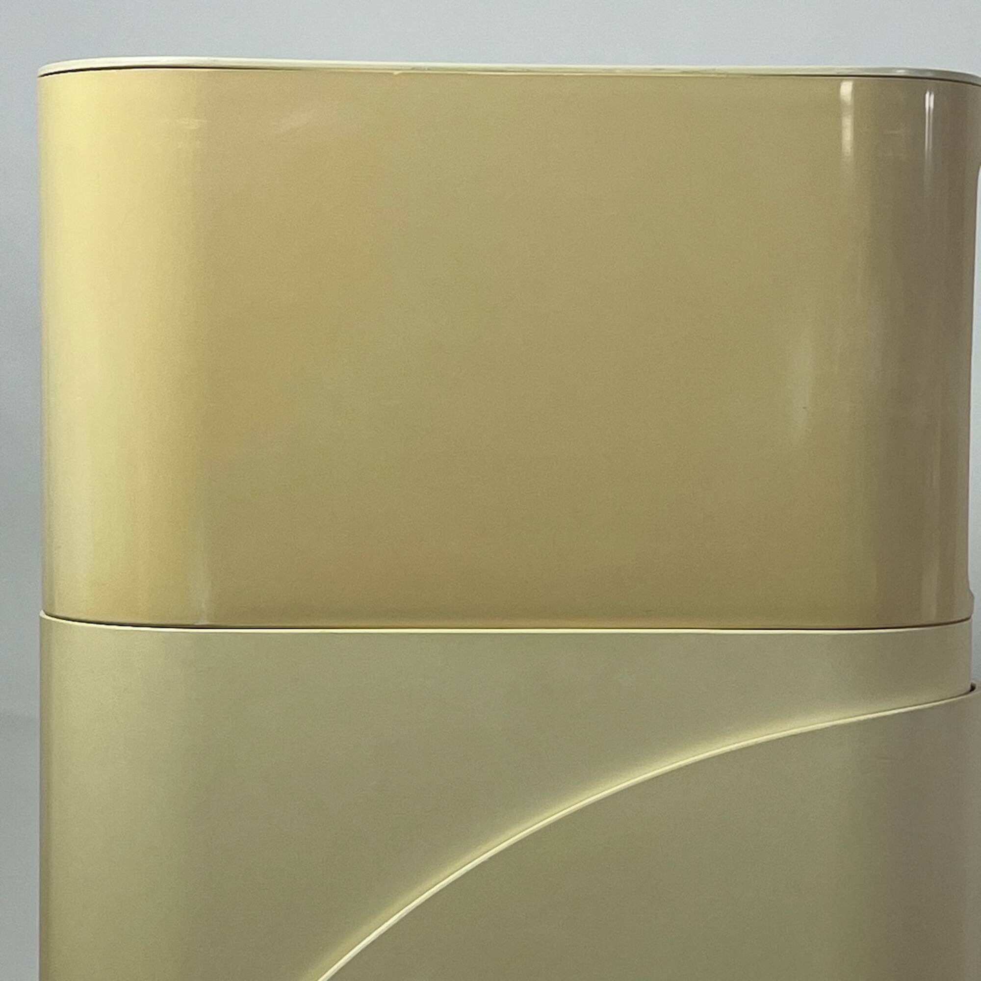 Kartell Componibili Vintage Set: Laundry Bin and Storage Container by Anna Castelli, 1960s