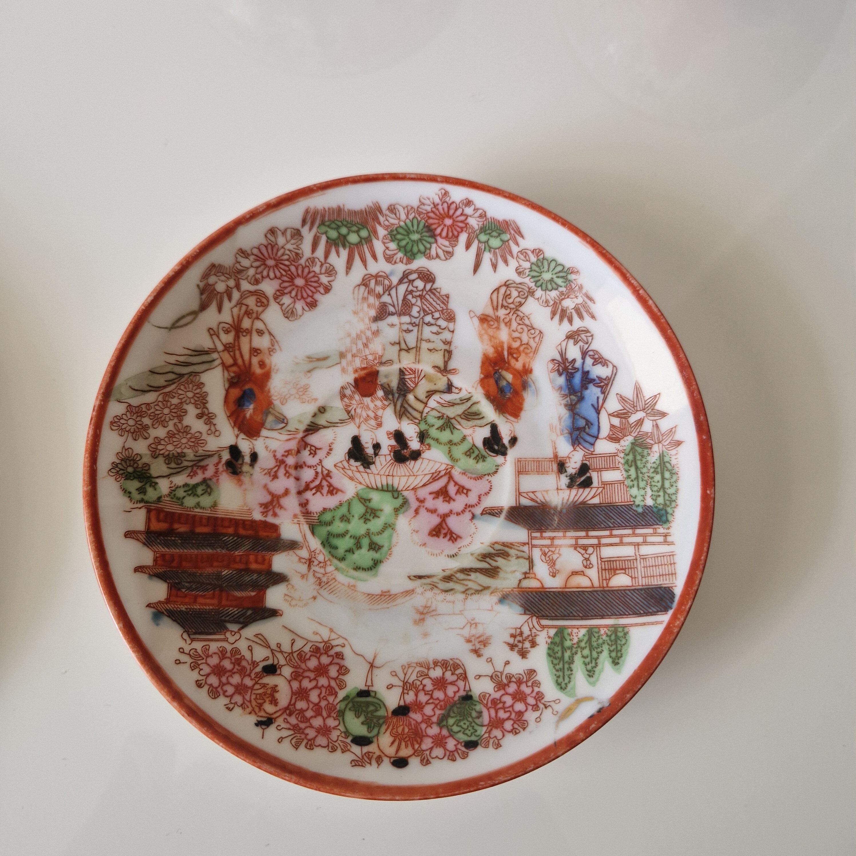 Set of 5 Japanese cups