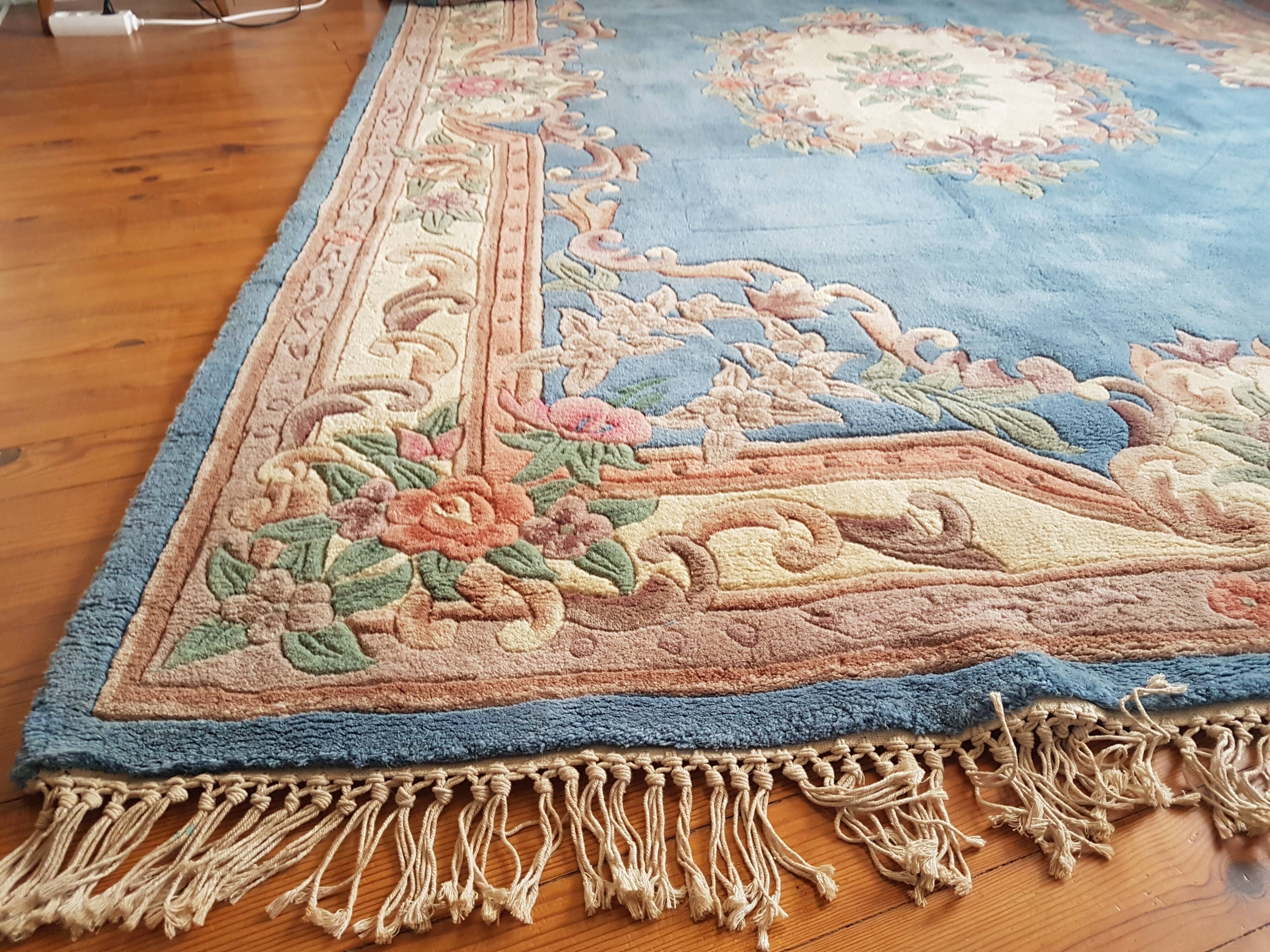 Chinese wool carpet, handmade 200x300cm