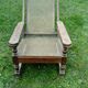 Fauteuil colonial avec repose pieds