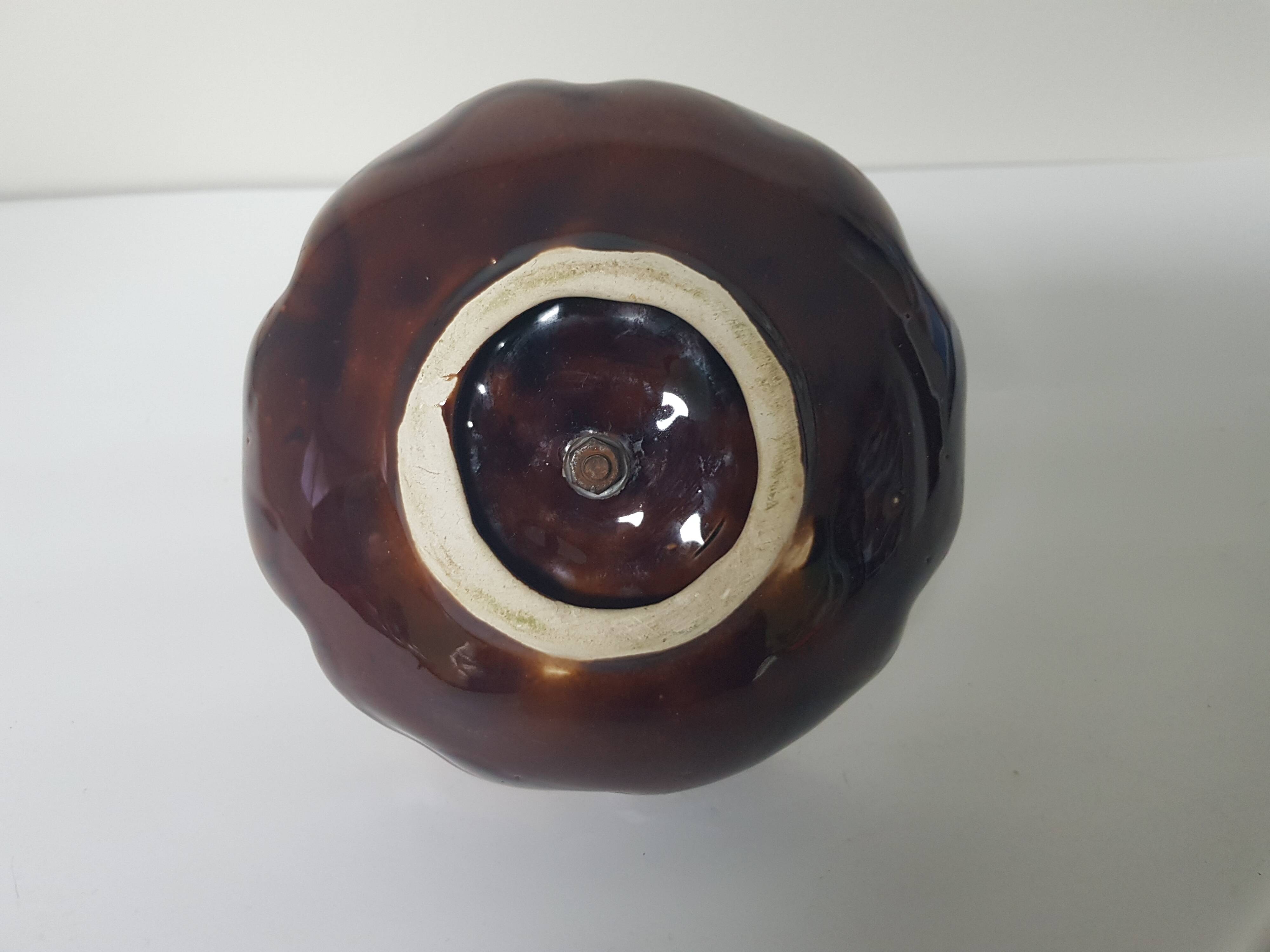 Ceramic umbrella bowl emptier - Vallauris type (1960s)