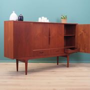 Teak highboard, Danish design, 1960s, production: Denmark