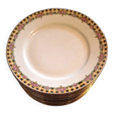 Assiettes à dessert en porcelaine fine
