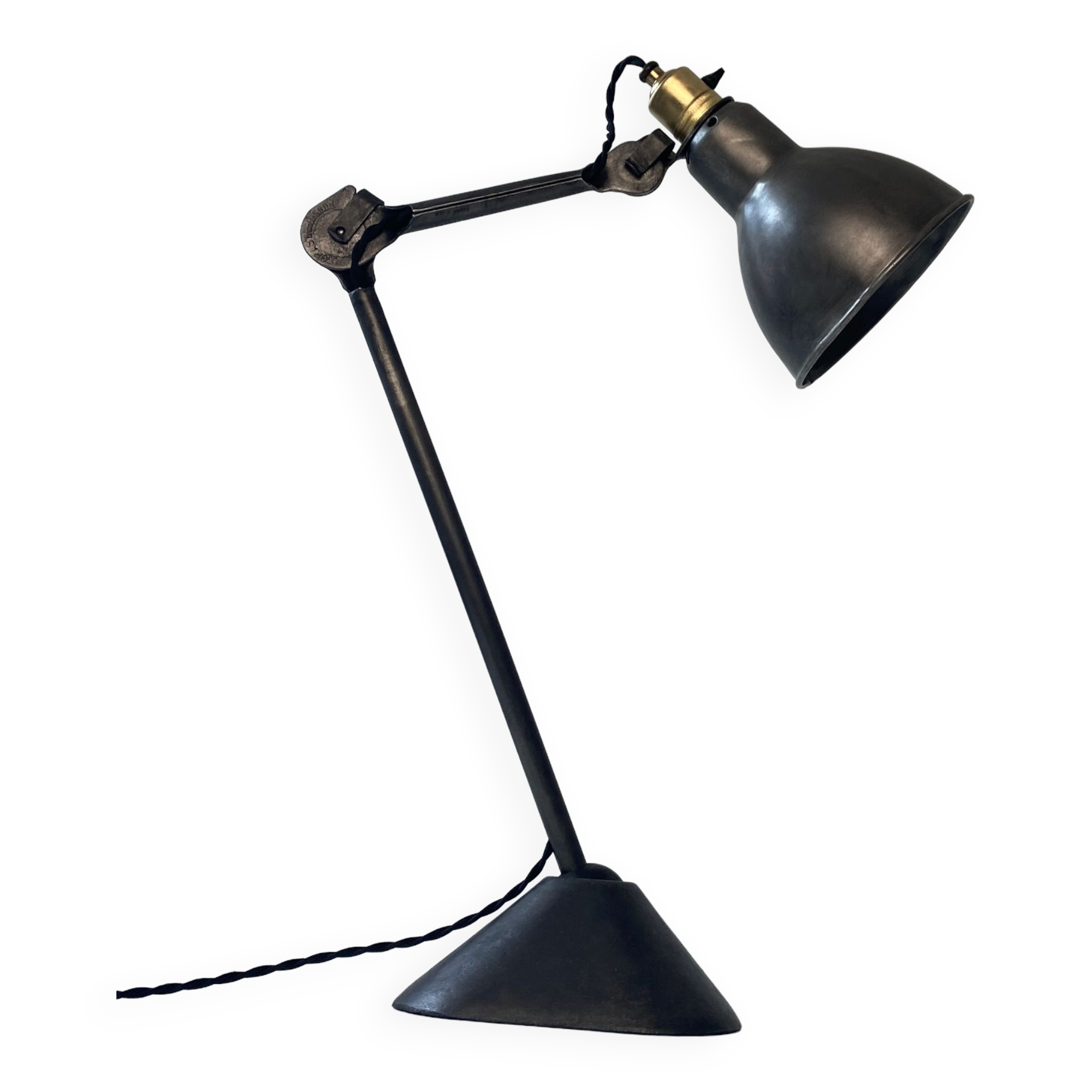Ancienne lampe de bureau gras ravel  « gras s.d.g.d. » n° 205