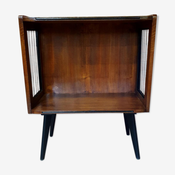 Renovated TV cabinet, type 600-204 with strands, PRL, 1960s