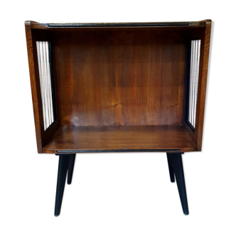 Renovated TV cabinet, type 600-204 with strands, PRL, 1960s