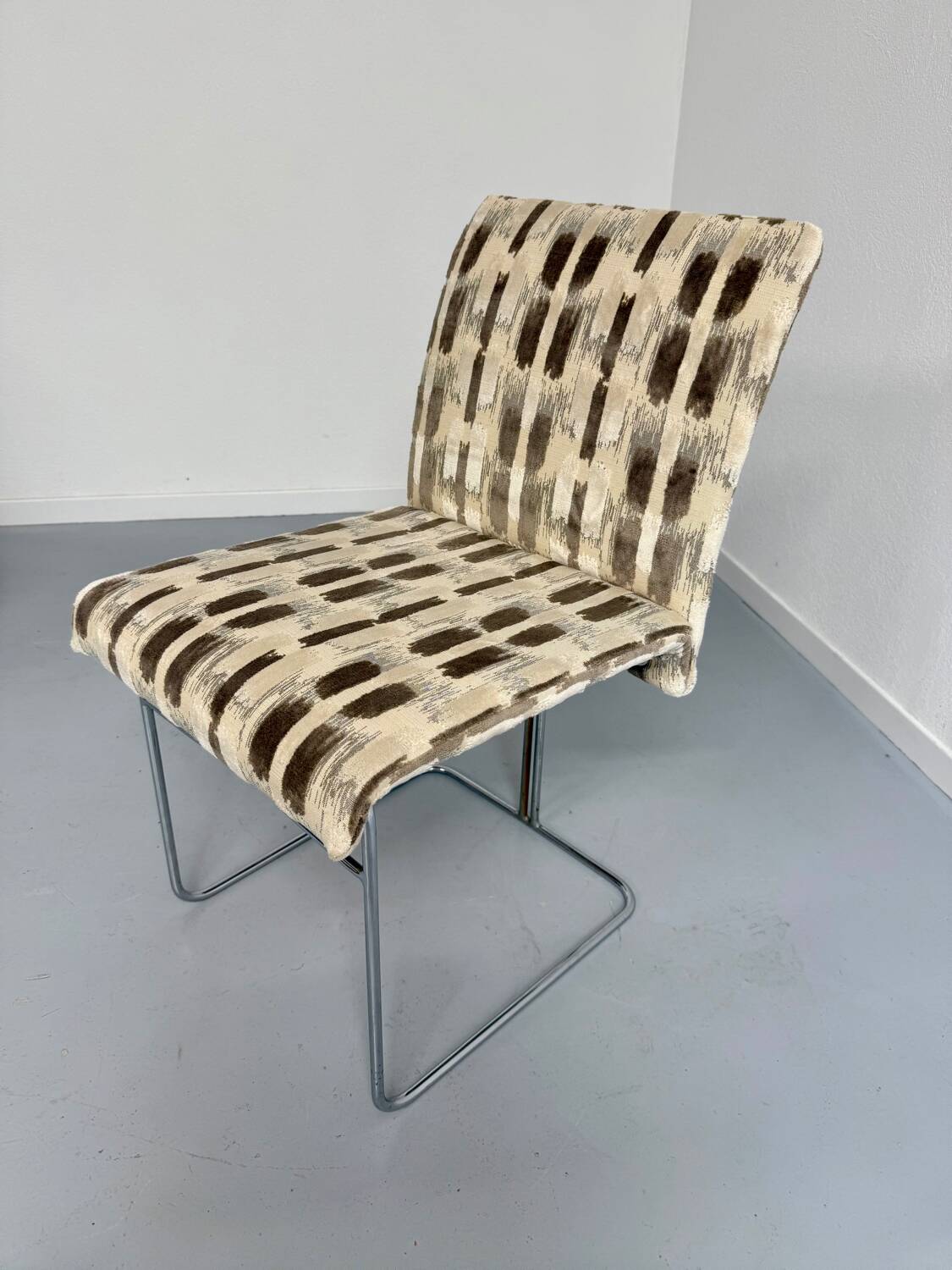 Set of 4 old Saporiti Italia chairs from the 1970s, Ernes design