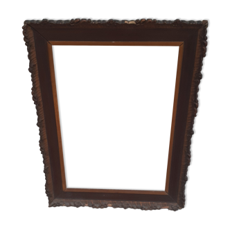 Carved frame with gilding