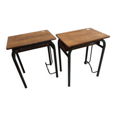 Ensemble 2 tables d’école