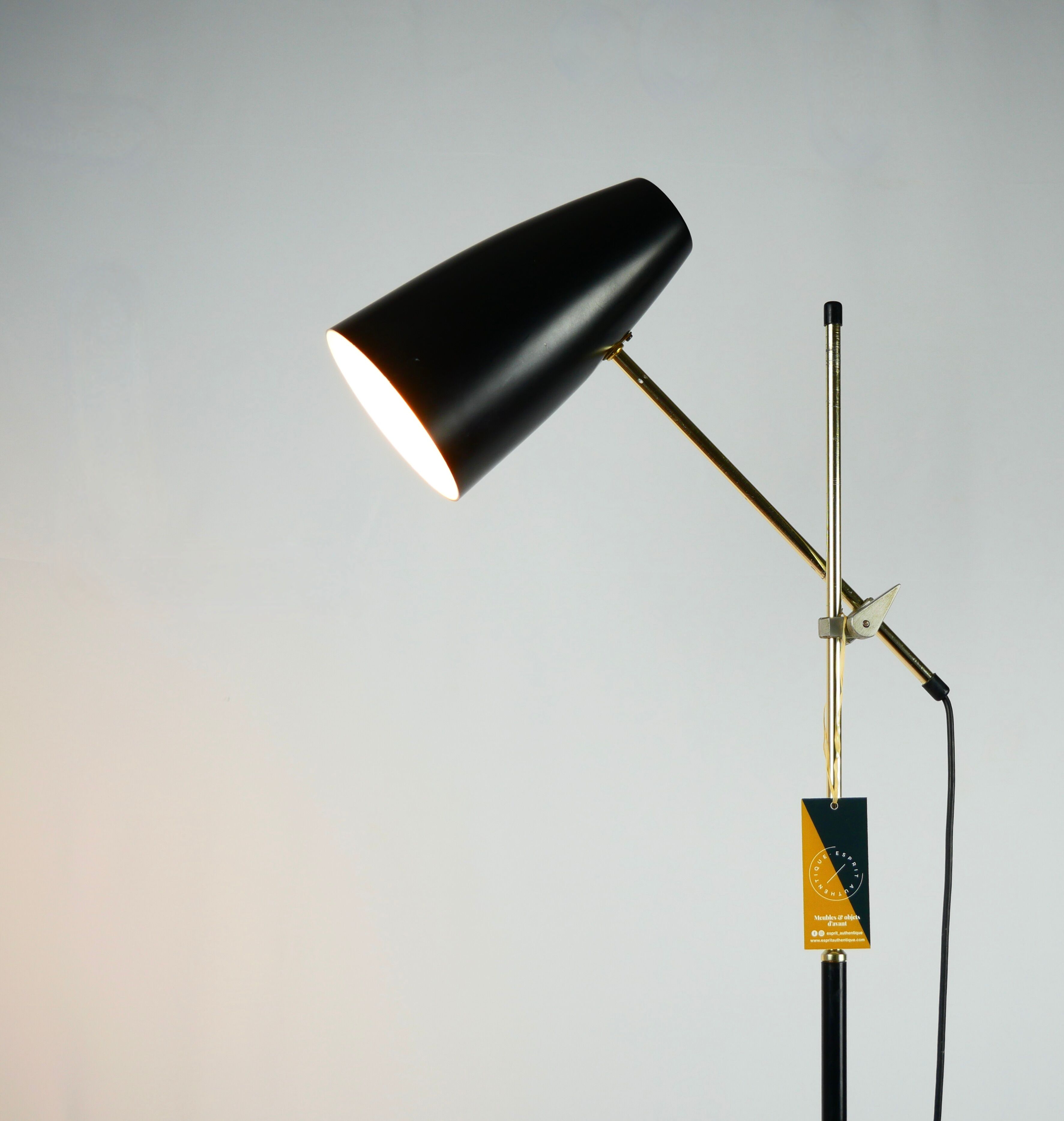 Articulated floor lamp year 70s