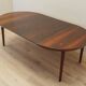 Round rosewood table, Danish design, 1960s, manufacturer: Gudme Møbelfabrik