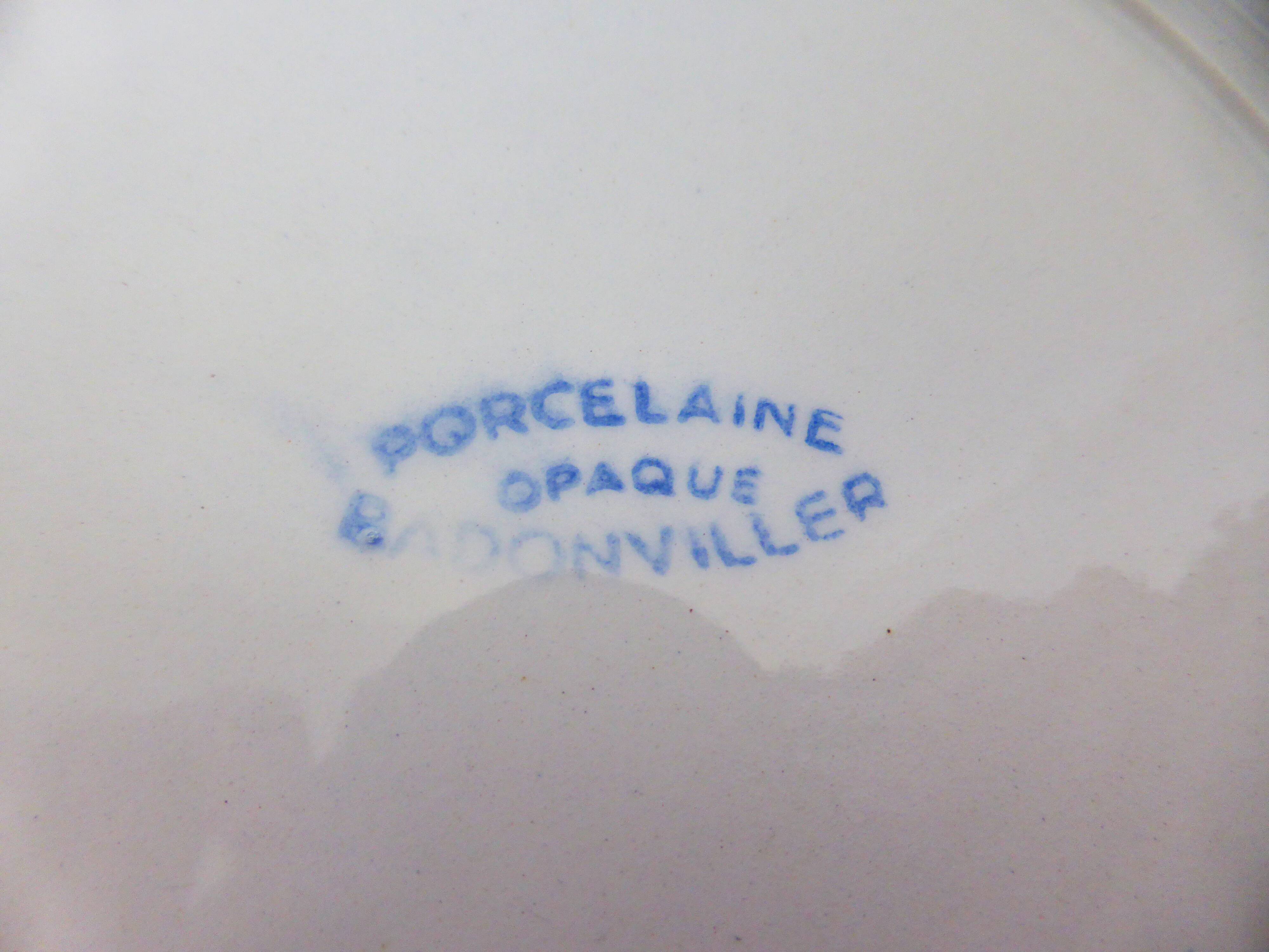 6 flat plates vintage K-G Luneville model Mat 210337