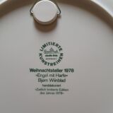 Decorative plate Rosenthal design Bjorn Wiinblad 1978