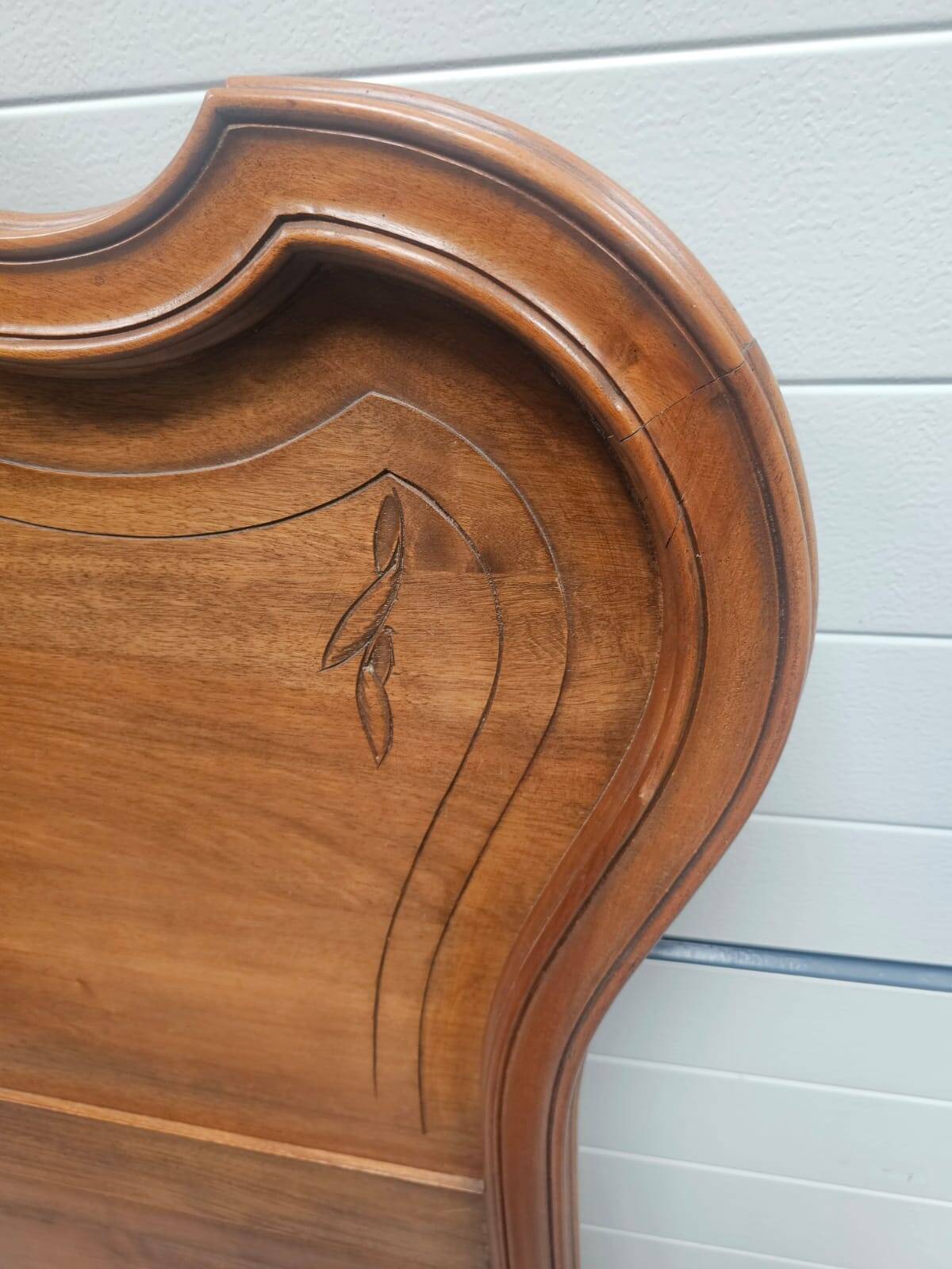 Antique carved wooden headboard – Louis XV style