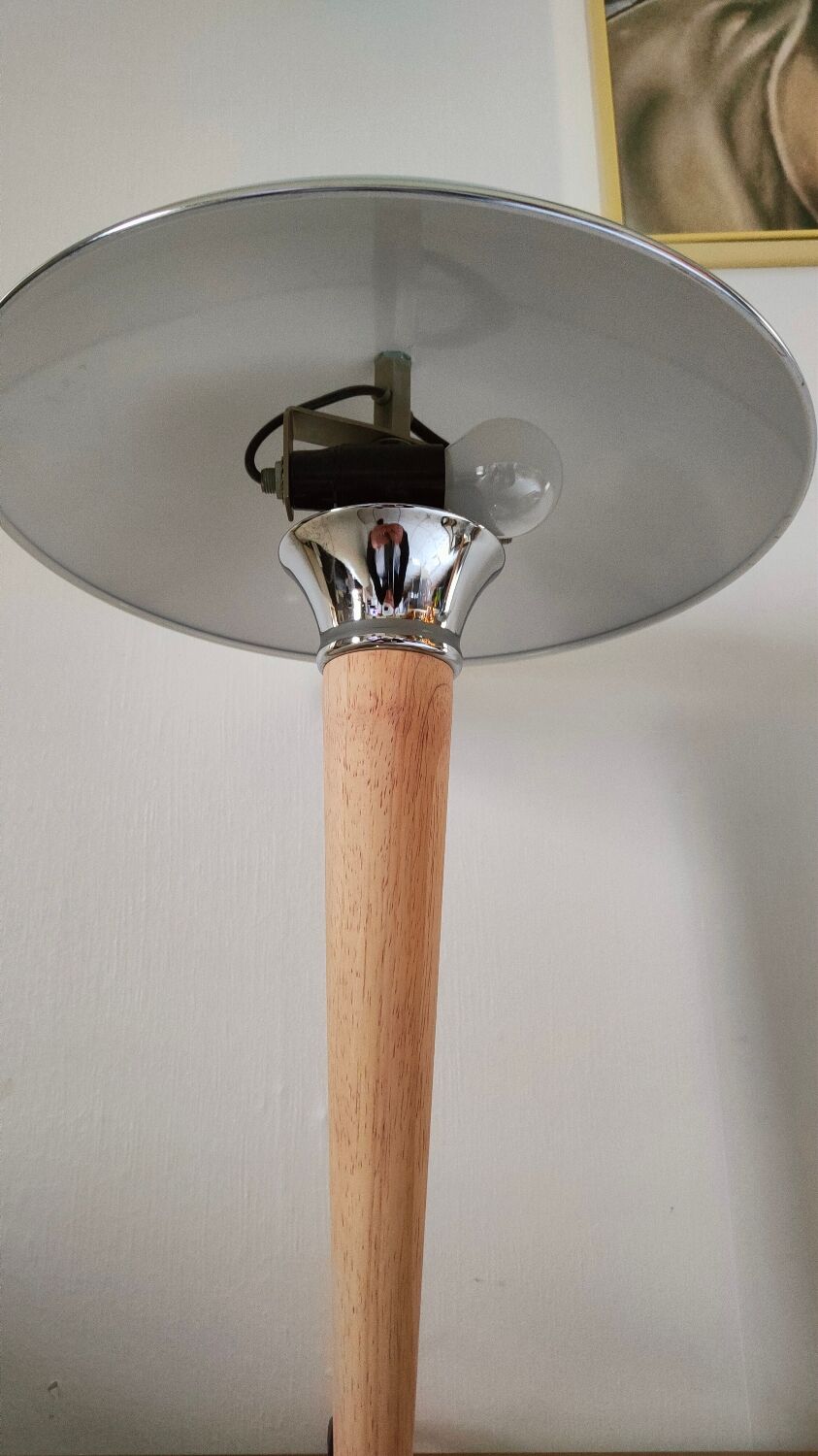Paire de lampes champignon (dit paquebot ) vintage 1980