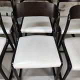 Set of 6 Baumann sled chairs