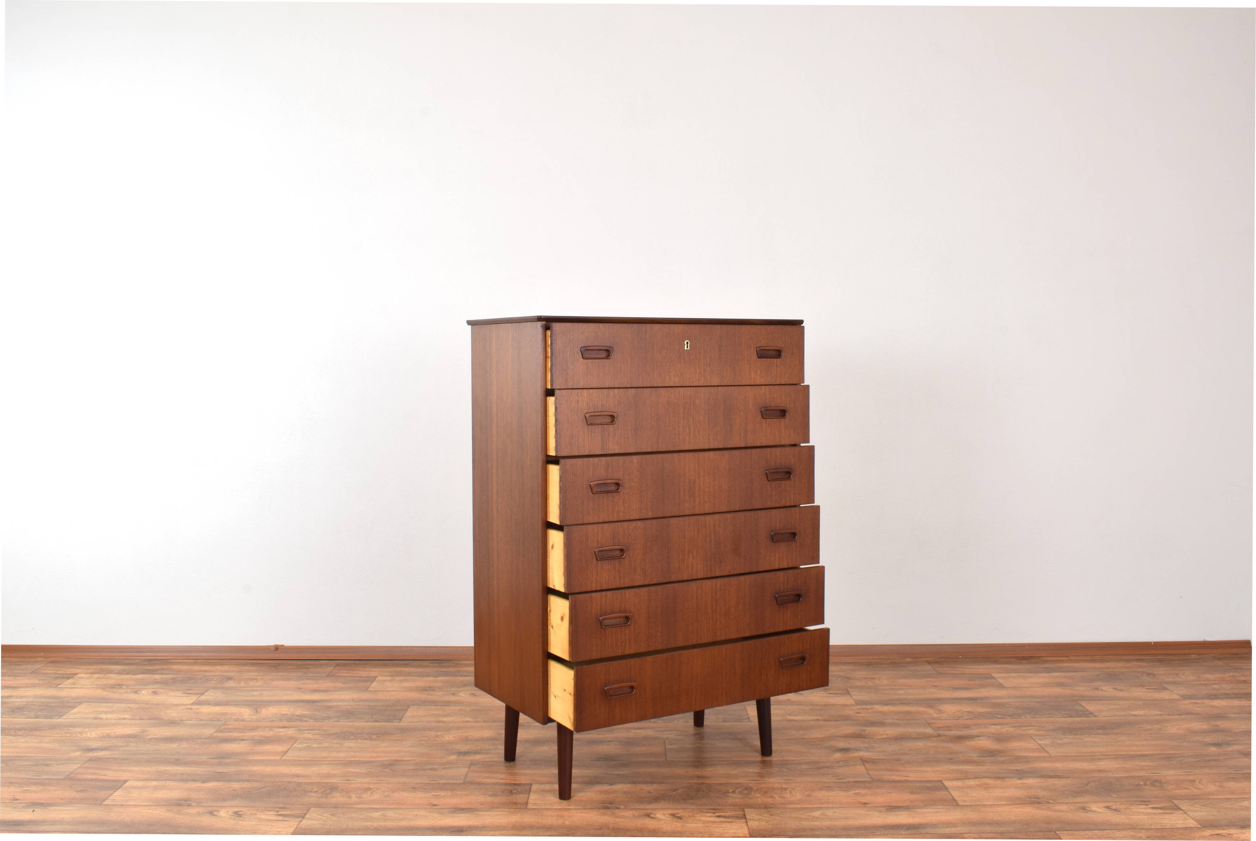Mid-Century Danish Teak Chest of Drawers, 1960s.