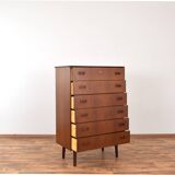 Mid-Century Danish Teak Chest of Drawers, 1960s.