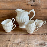 5 cups and creamer Myott Staffordshire England