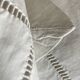 Pair of shortsowing pillowcase in linen wire without monogram