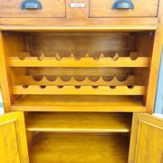 Buffet bar and wine cellar