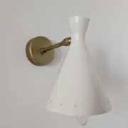 Italian wall light in the style of the 1950s.