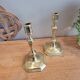 Pair of brass candle holders 03