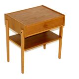 Teak bedside table game, Sweden, 1960