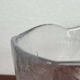 Large vintage Swedish glass bowl with floral decoration by Ann Wärff for Kosta Boda, 1970s.
