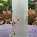 Legras vase, table bouquetier model "violet"