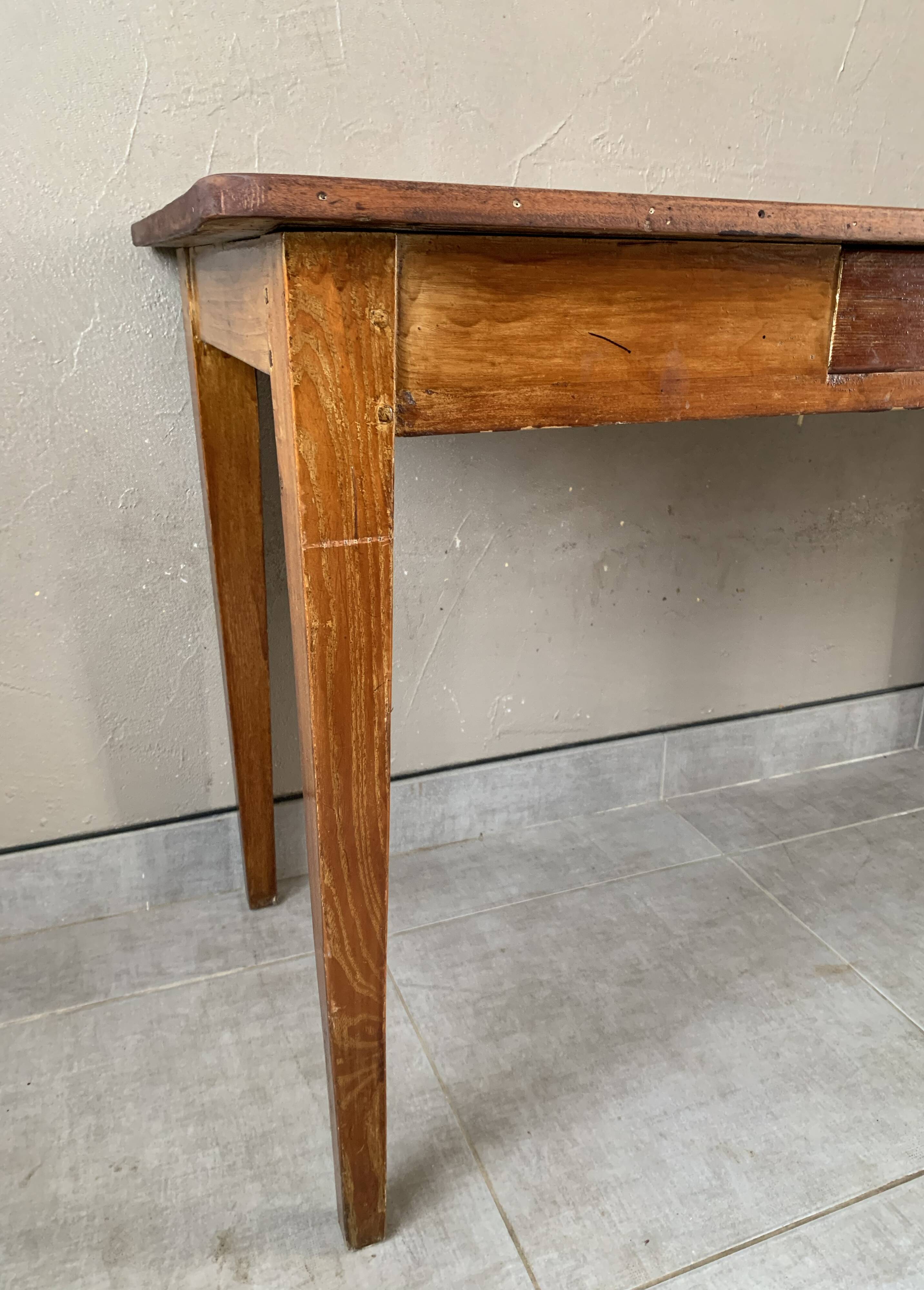 Vintage oak desk / table from the 1950s