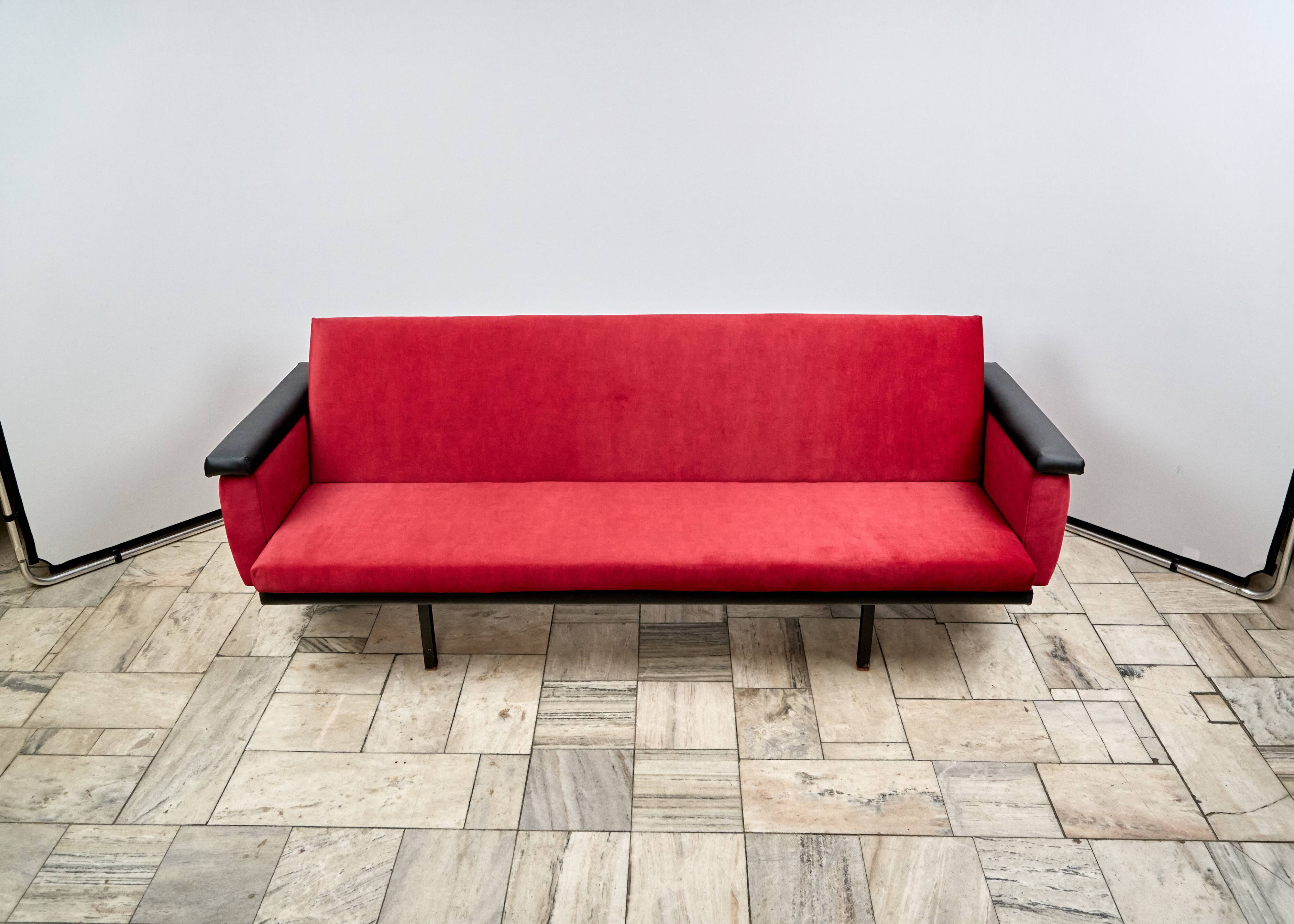 Vintage Industrial Sofa bed, 1960s, Czechoslovakia