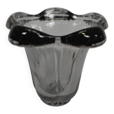 Thick-walled glass vase in Daum style, 1950s