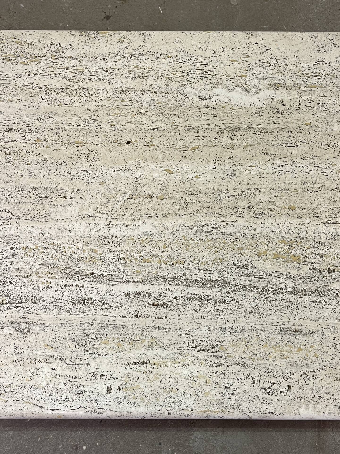 1970s travertine coffee table
