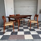 4 Niels Otto Møller chairs model 71