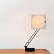 Postmodern table lamp W.O. by Sacha Ketoff for Aluminor, France, 1980s