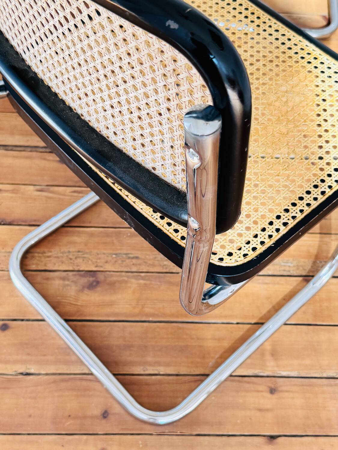 3 chaises Cesca Marcel Breuer B32