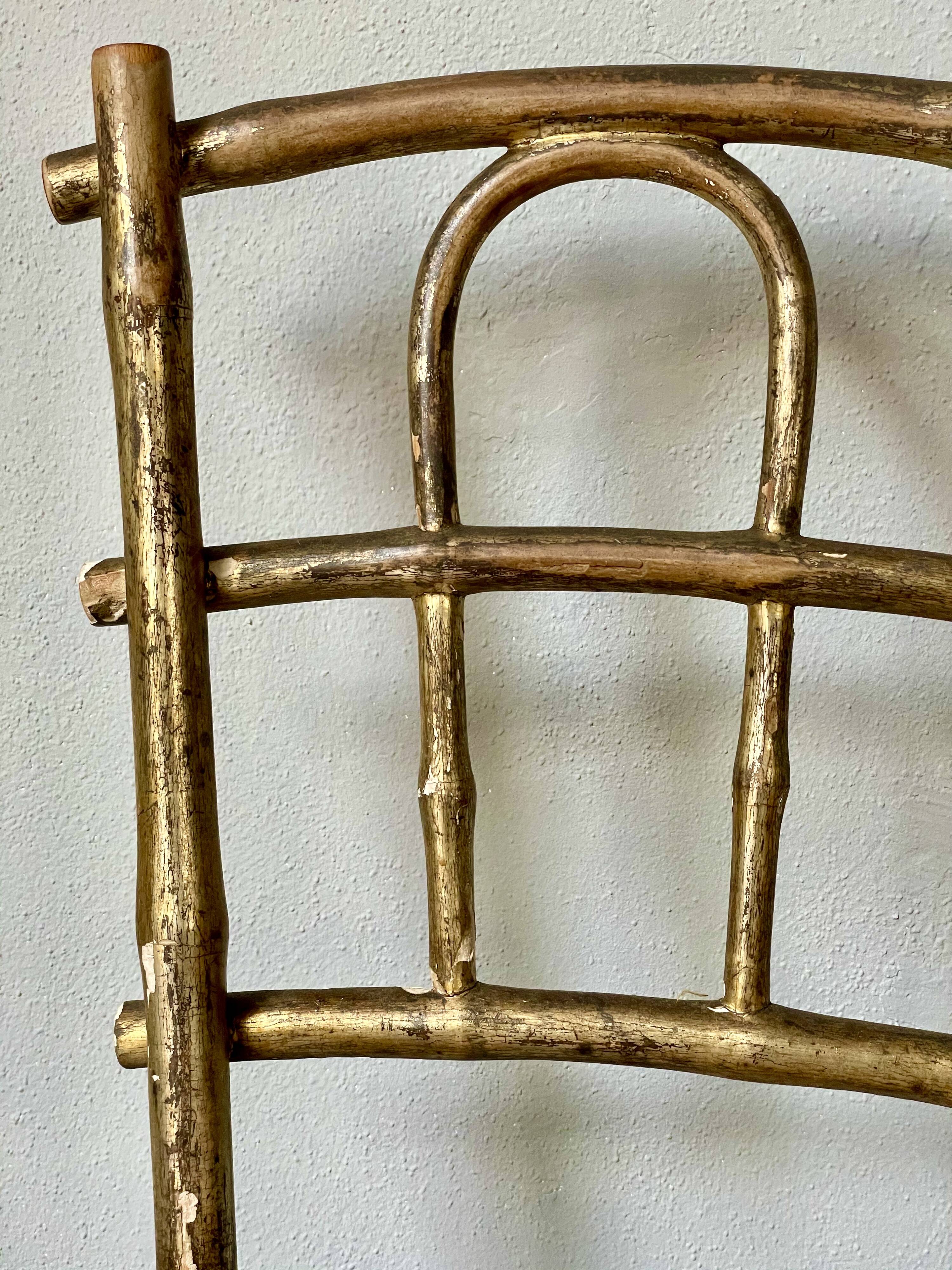 Pair of 19th century Faux Bamboo Parlor Chairs by Thonet