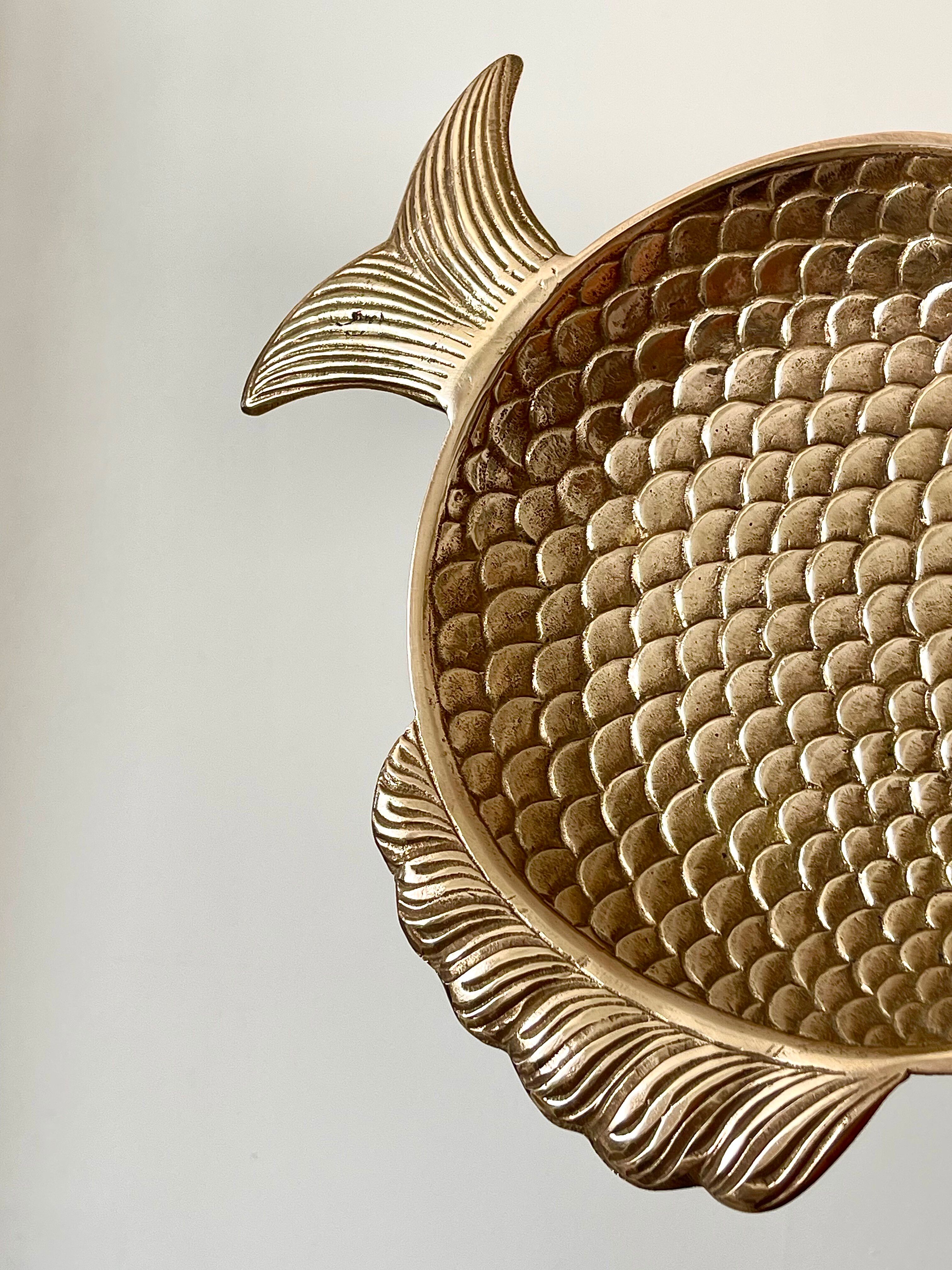 Brass catchall from the 1970s