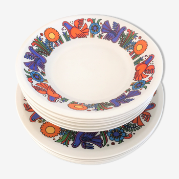 Assiettes vintage Acapulco de Villeroy & Boch