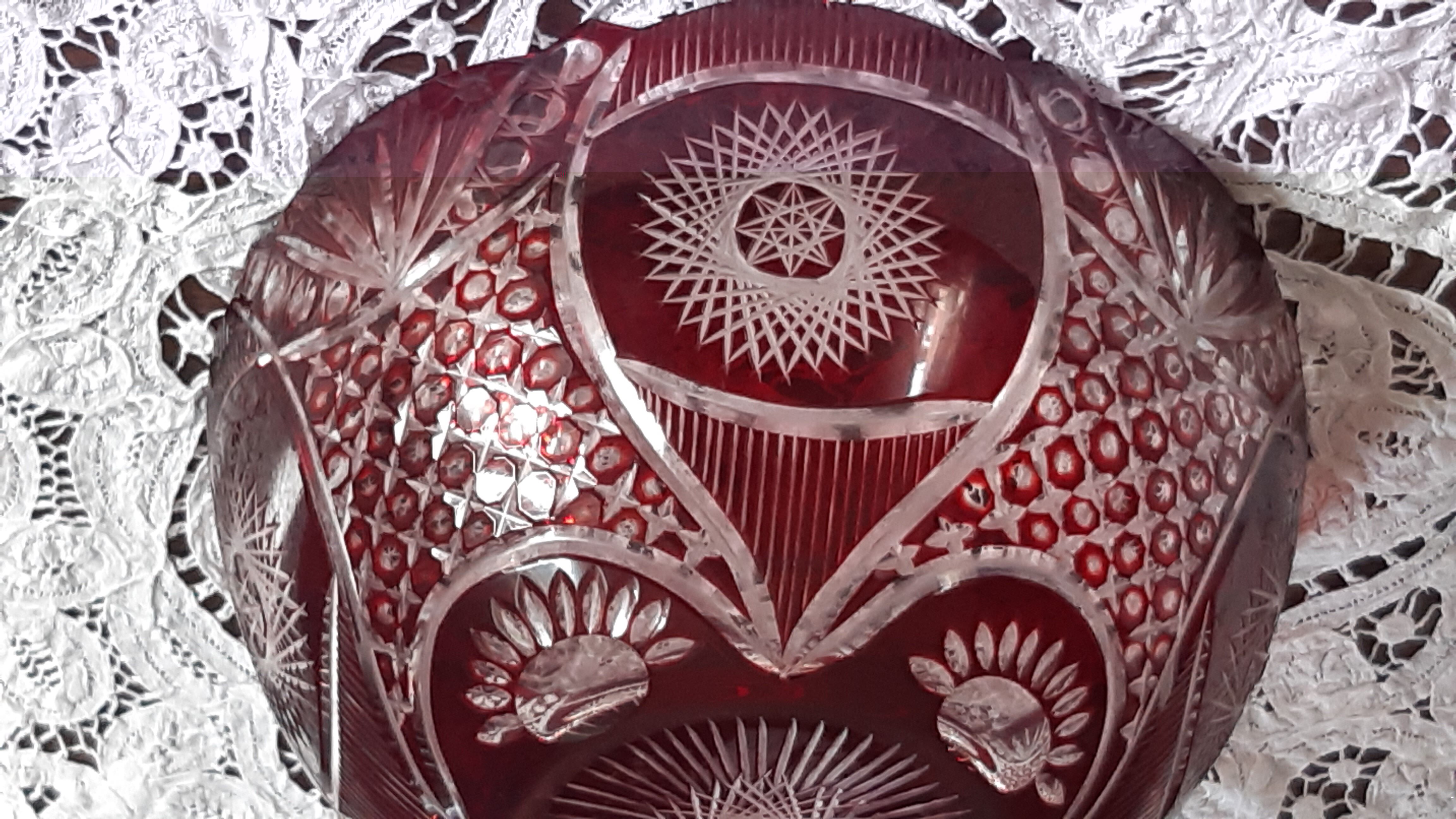 Crystal cup val saint lambert