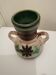 Hand-painted terracotta vase
