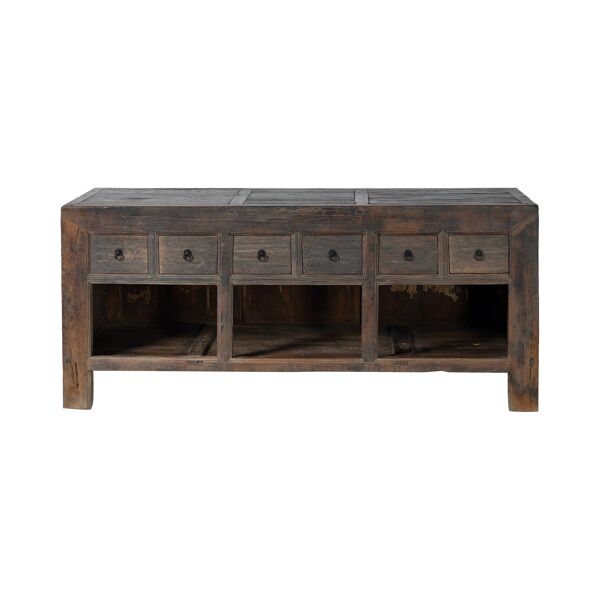 Qingdao - Buffet chinois ancien en orme massif n°26